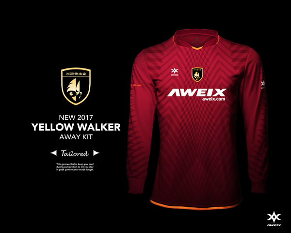 YELLOW WALKER 2017 Away shirt